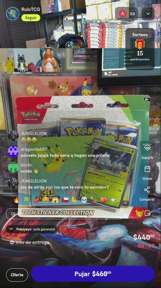 Pokémon Tech Sticker Collection Exeggutor