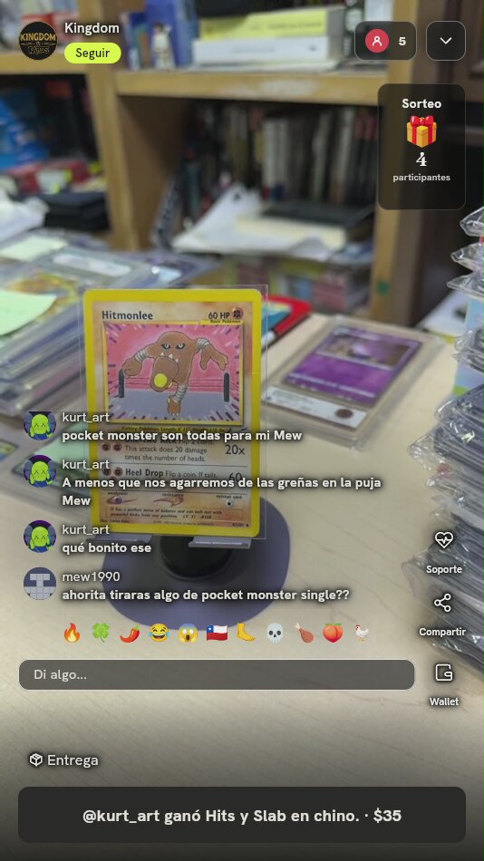 Hitmonlee Fossil Holo Rare