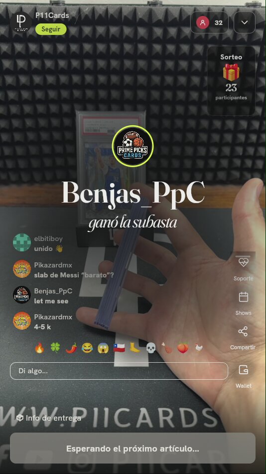 Lote de 7 Cartas Numeradas