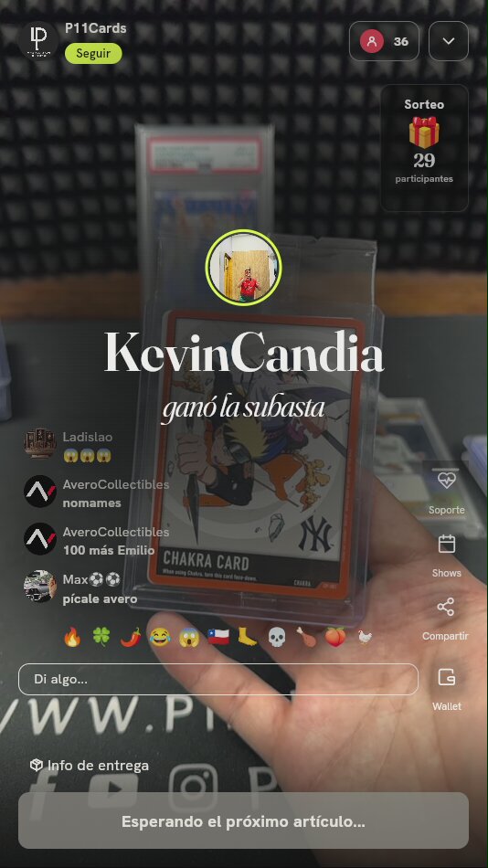 Carta Promo Naruto TCG Yankees CP-001