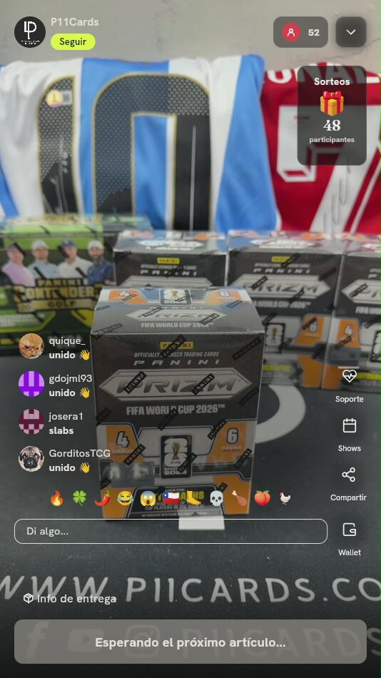 Caja Panini Prizm FIFA World Cup 2026
