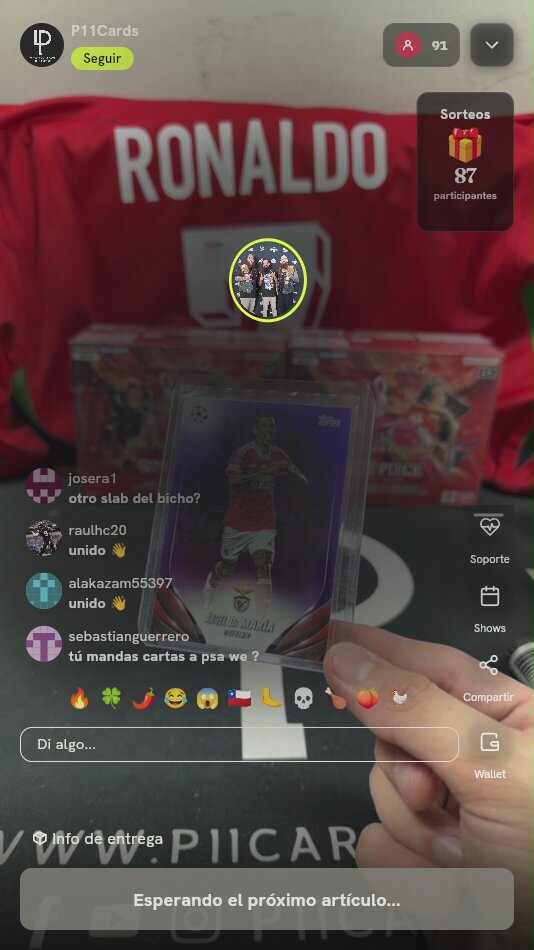 Carta Topps Ángel Di María