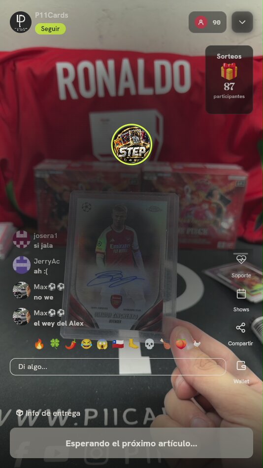 Carta Oleksandr Zinchenko Autografiada Topps Chrome