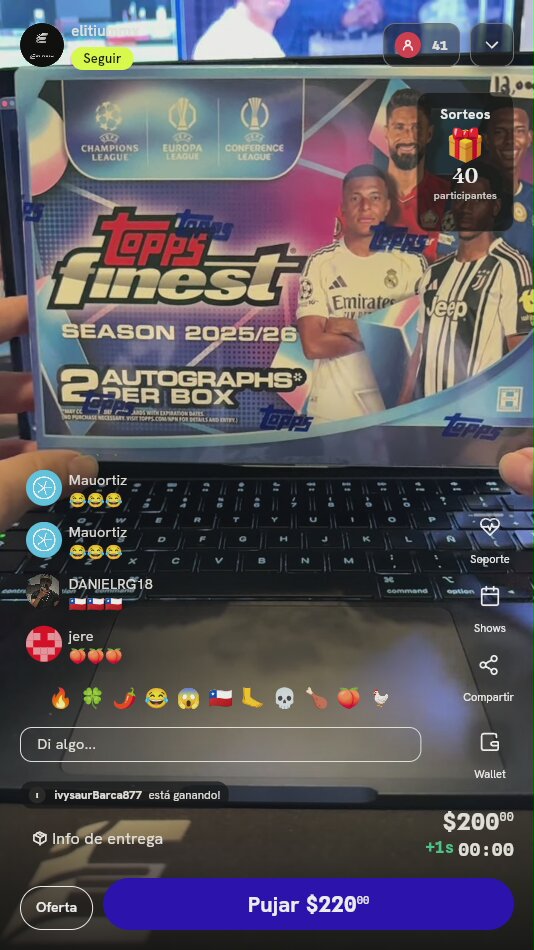 Topps Finest UEFA 2025/26 Hobby Box
