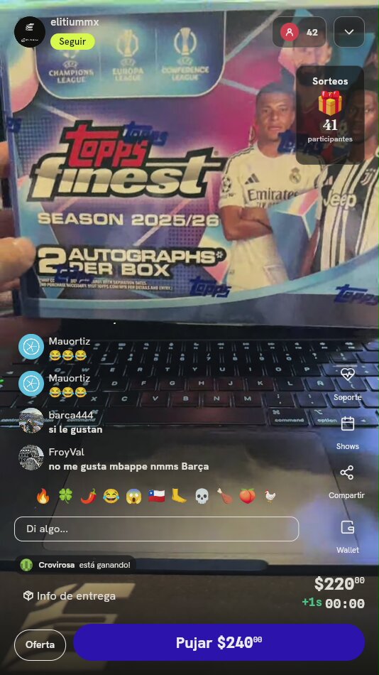 Caja Topps Finest Season 2025/26