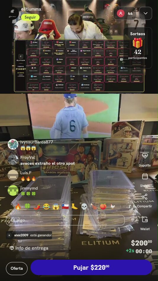 Lote Cartas Deportivas Topps