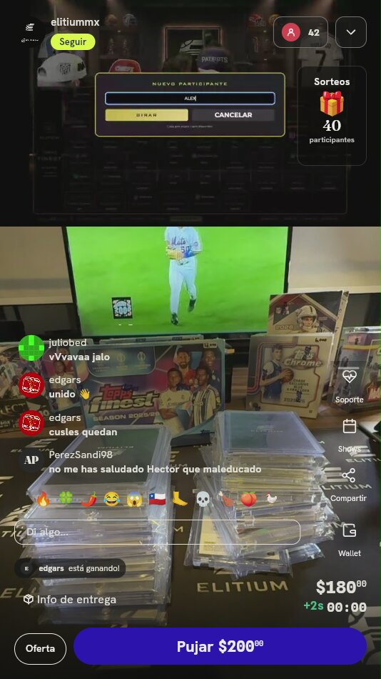 Lote de Cartas Deportivas Topps