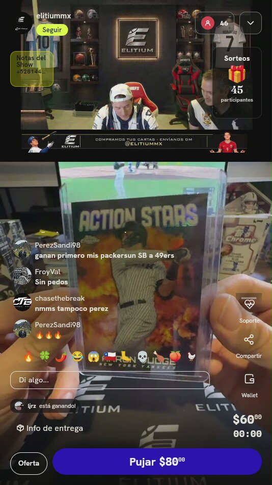 Carta Topps Chrome Action Stars Aaron Judge
