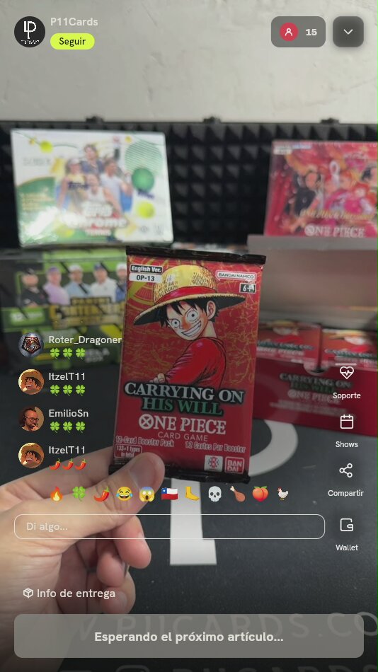 One Piece Carrying On His Will Booster Pack