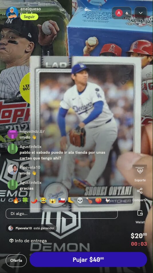 Carta Shohei Ohtani Topps 2026