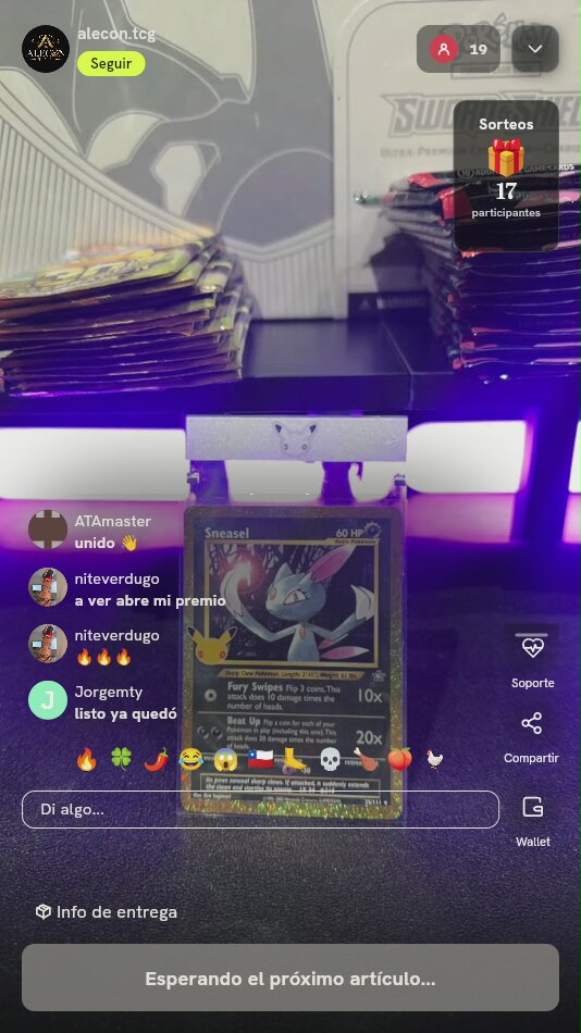 Carta Sneasel Celebrations Classic Collection