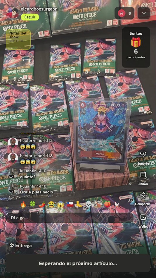 Carta Marco One Piece TCG