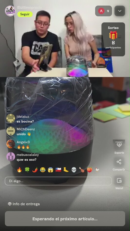 Bocina Lámpara LED RGB