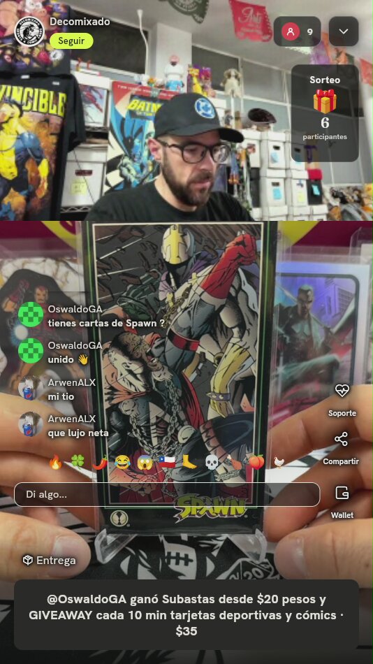 Carta Coleccionable Spawn Image Comics