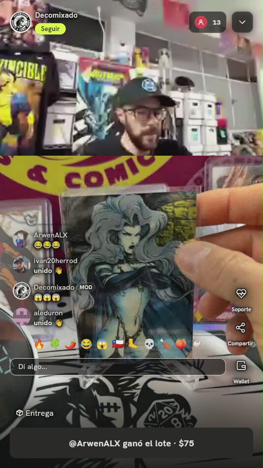 Carta Coleccionable Marvel