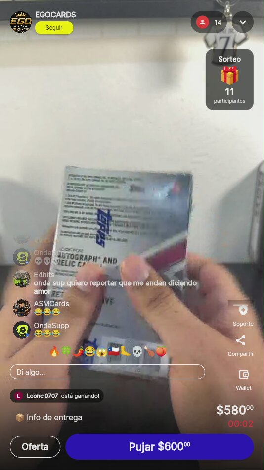 Artículo vendido