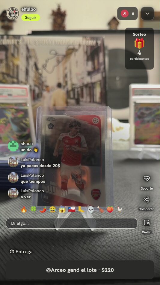 Carta Topps Chrome Max Dowman RC Arsenal