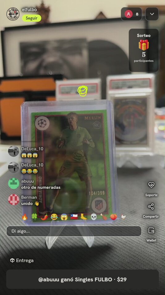 Topps Merlin Adrián Niño /399