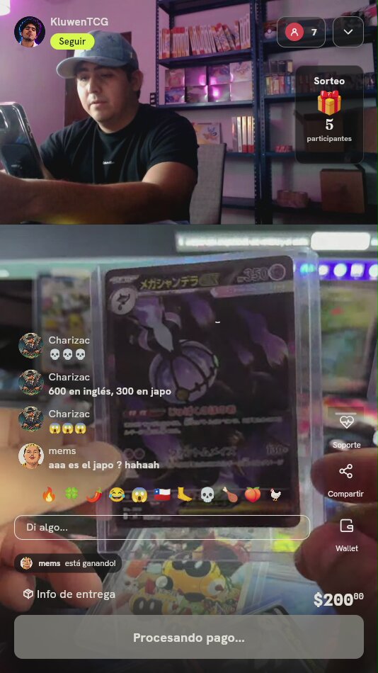 Carta Pokémon Mega Chandelure ex