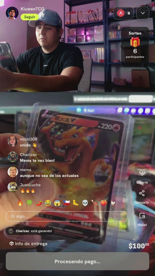 Carta Pokémon Charizard V Chino