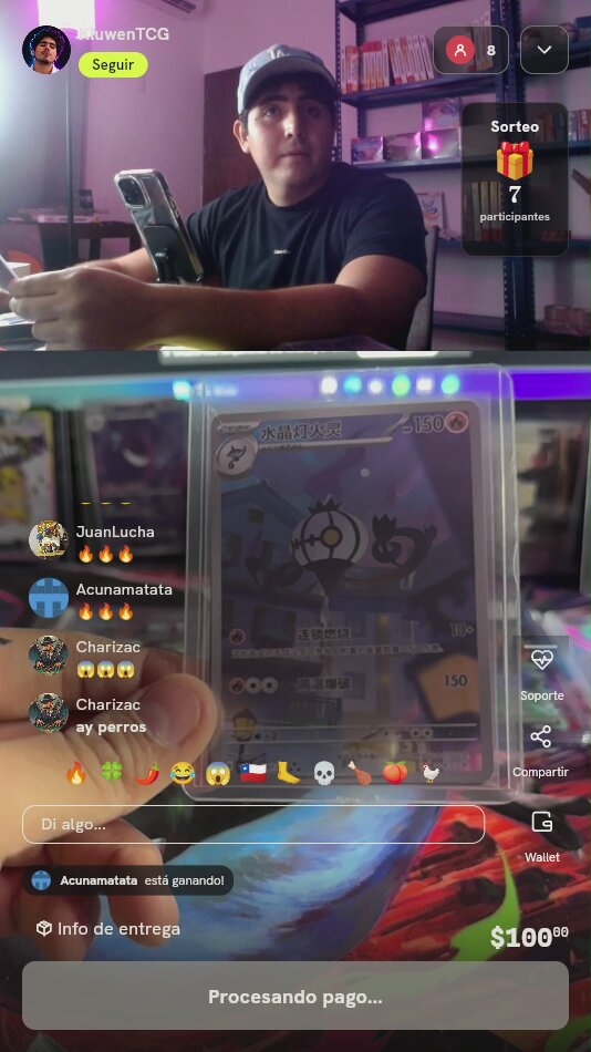 Carta Pokémon Chandelure AR Chino