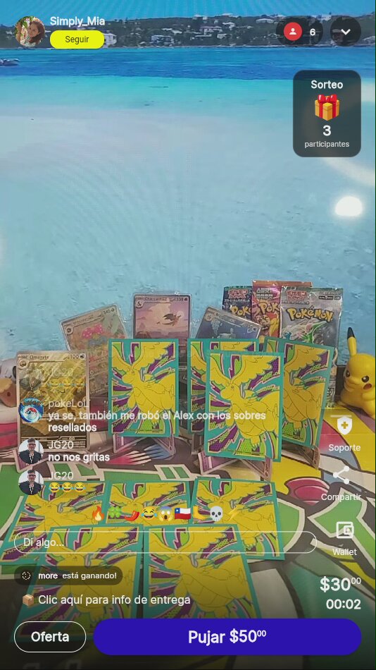 Sobres Pokémon Resellados