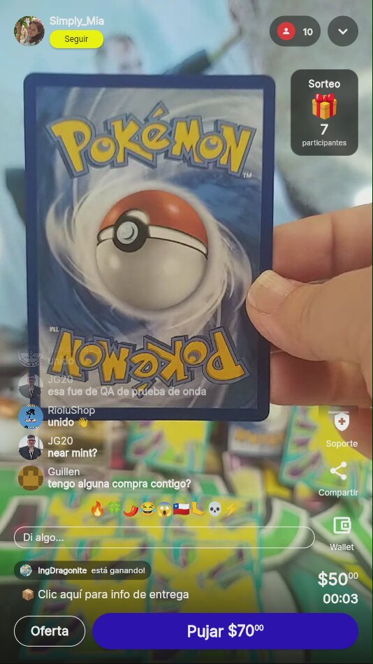 Carta Pokémon Dragonite Misteriosa