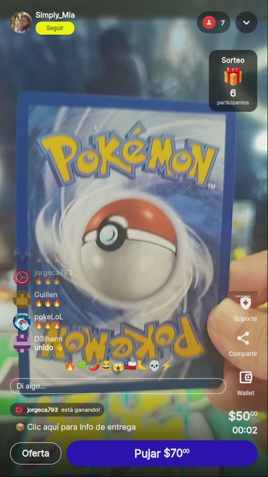 Lote misterioso cartas Pokémon