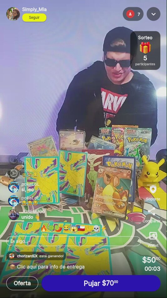 Lote de cartas Pokémon Charizard