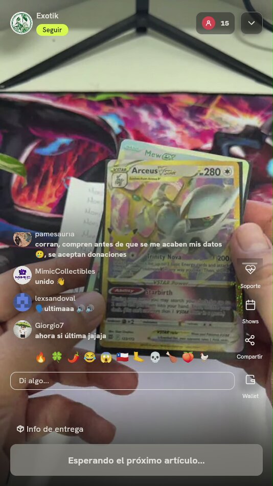 Carta Pokémon Mew ex