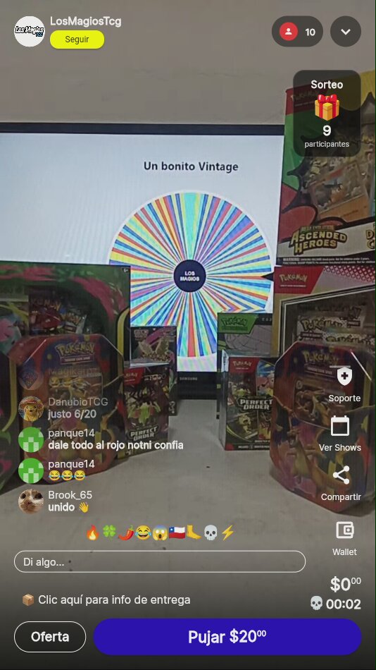 Ruleta Pokémon TCG Vintage