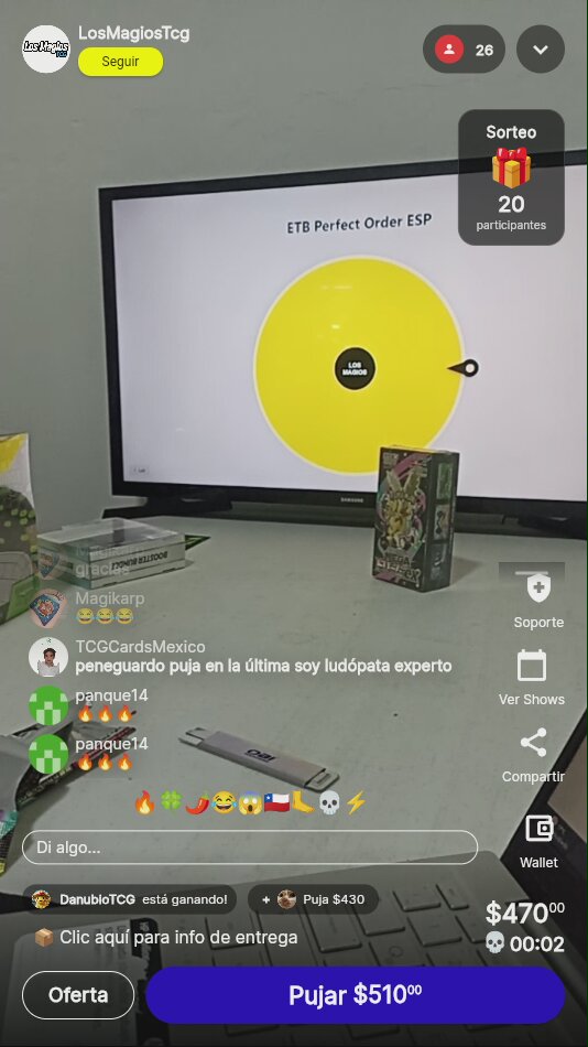 Pokémon ETB Perfect Order ESP