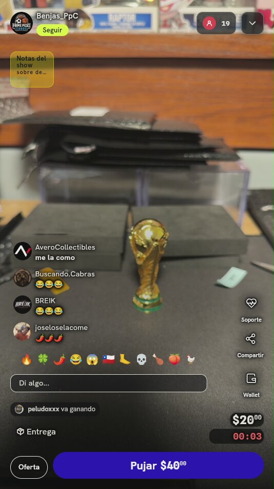 Miniatura Trofeo Copa del Mundo