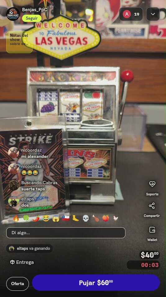 Carta Panini Obsidian Lightning Strike