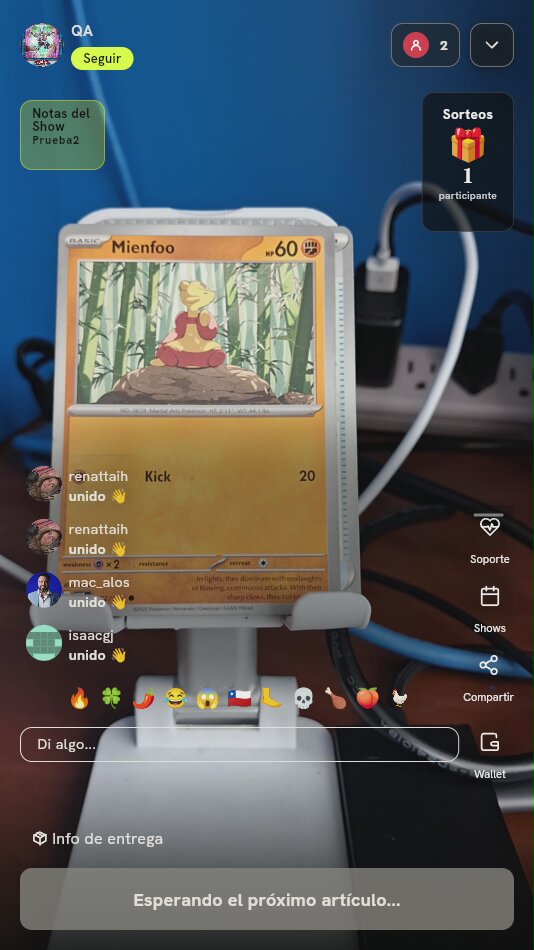 Carta Pokémon Mienfoo