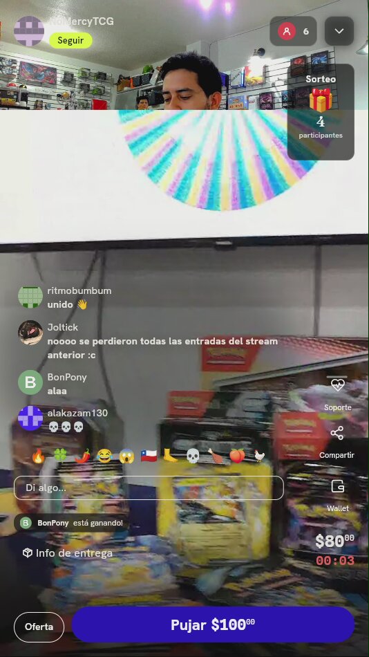Giro en Ruleta de Premios Pokémon
