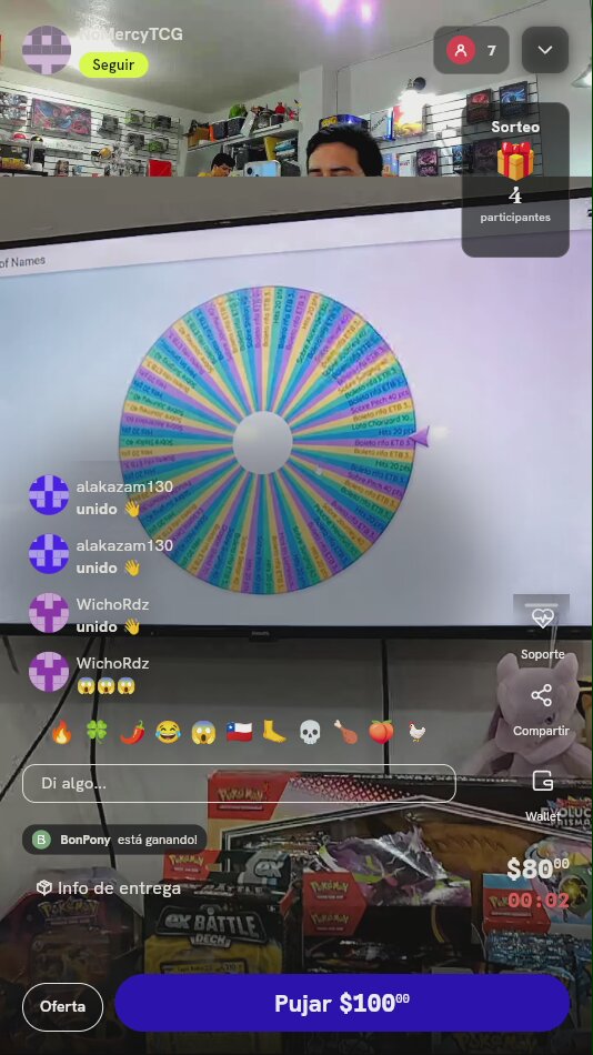 Giro de Ruleta Pokémon TCG