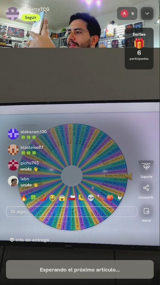 Dos giros en ruleta Pokémon