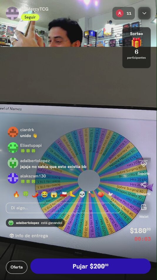 Giros de ruleta Pokémon TCG