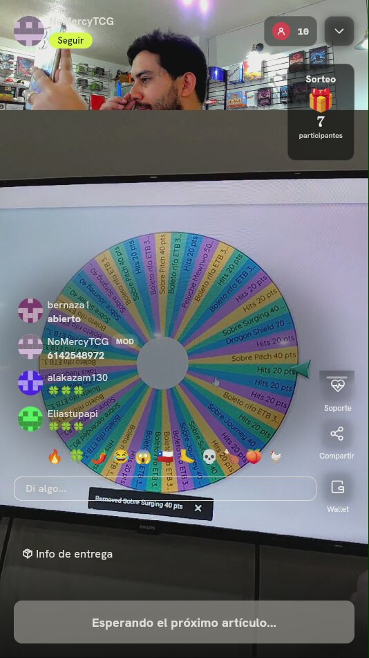 Dos giros en ruleta de premios Pokémon