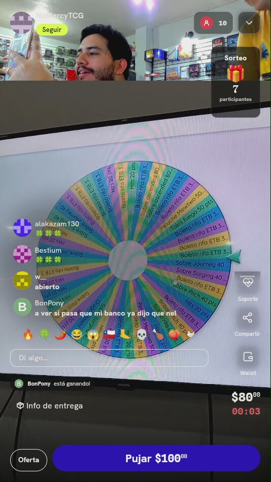 Giro de Ruleta Pokémon TCG