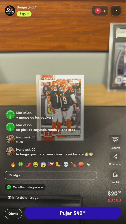 Carta 2026 Topps Bengals Shred