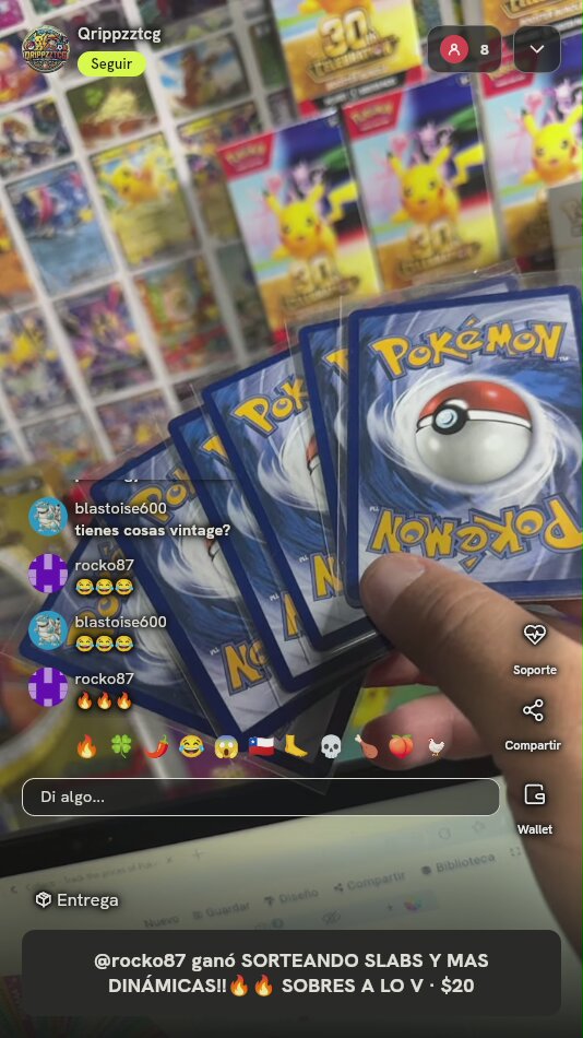 Lote de Cartas Pokémon