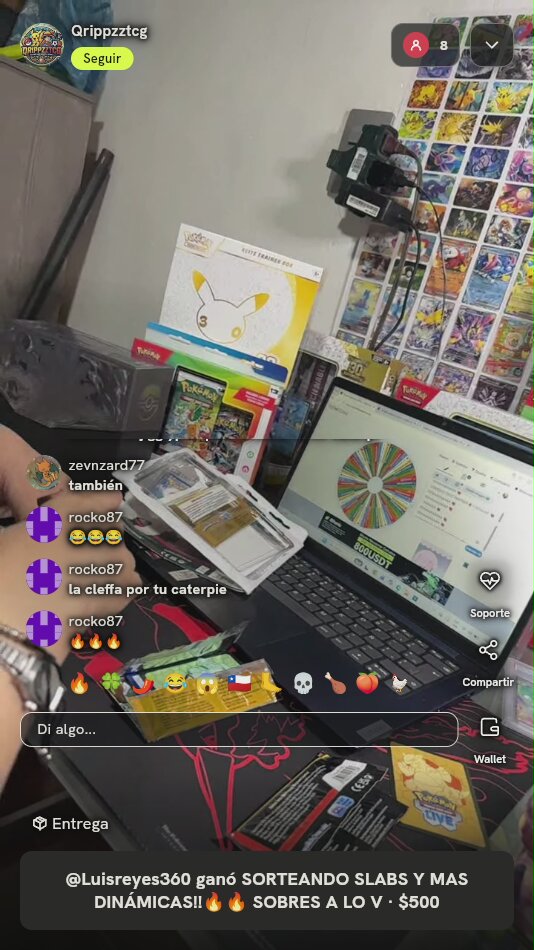 Sobre de Cartas Pokémon TCG