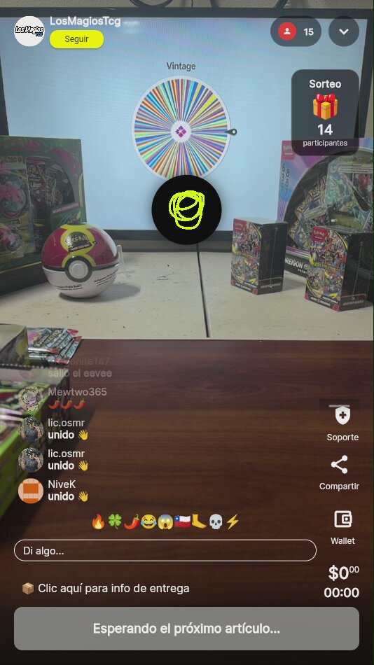 Ruleta Pokémon Vintage TCG