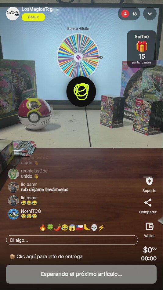 Caja Pokémon Regon subastada