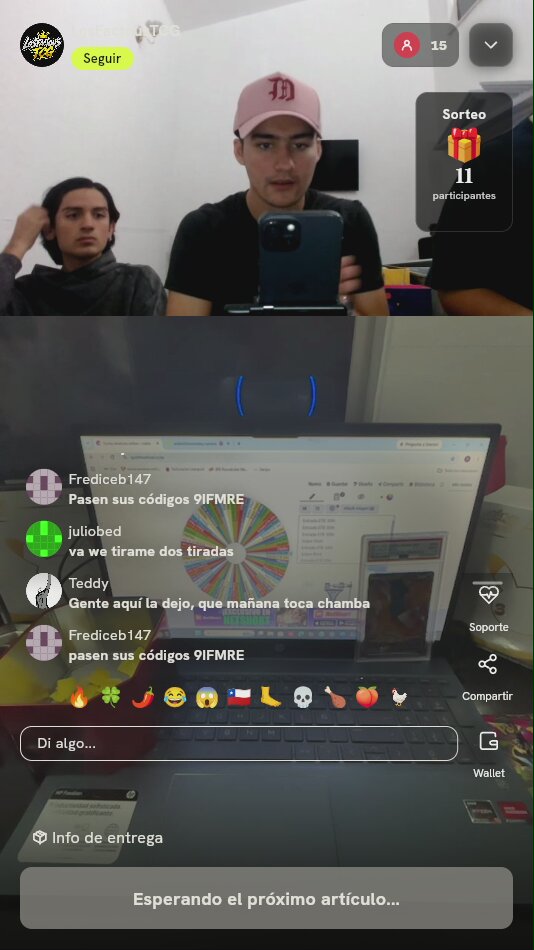 Tirada en ruleta Pokémon TCG