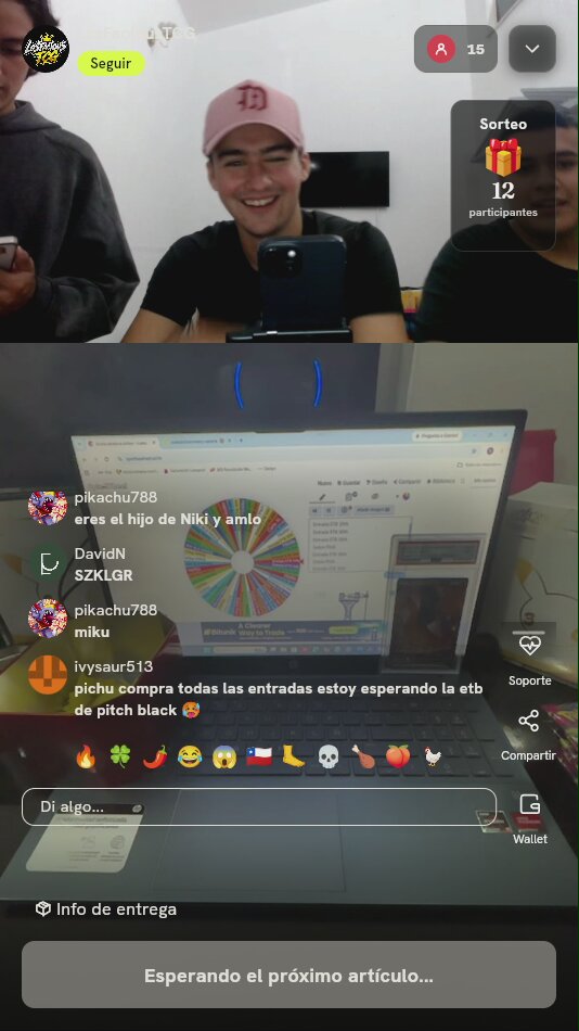 Entrada para ruleta Pokémon TCG