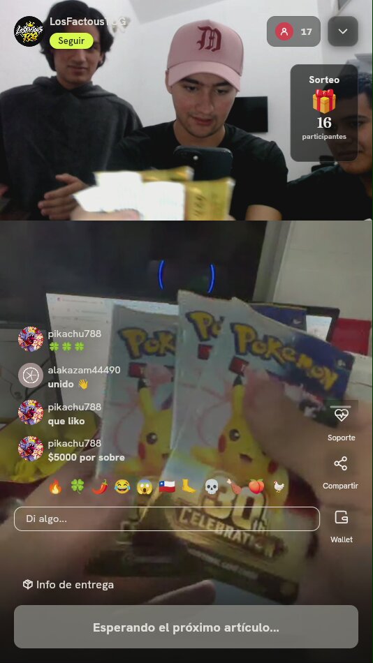 Sobres Pokémon McDonald's 25.º Aniversario