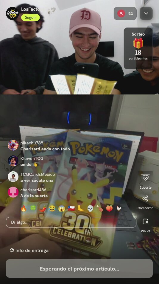 Sobres Pokémon 30th Celebration